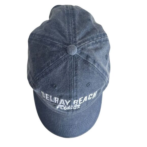 Delray Beach 1911 Florida Women’s Denim Baseball Cap Hat - Picture 4 of 8